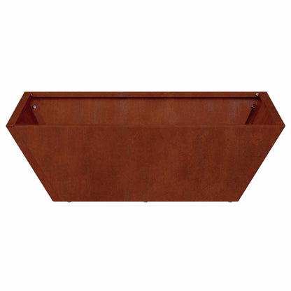 Trädgårdsplanterare Rostig 50 x 50 x 15 cm Väderbeständig stål