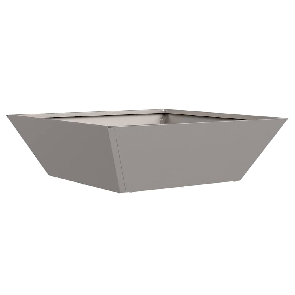 Trädgårdsplanterare 5 pcs Rostig 50 x 50 x 15 cm