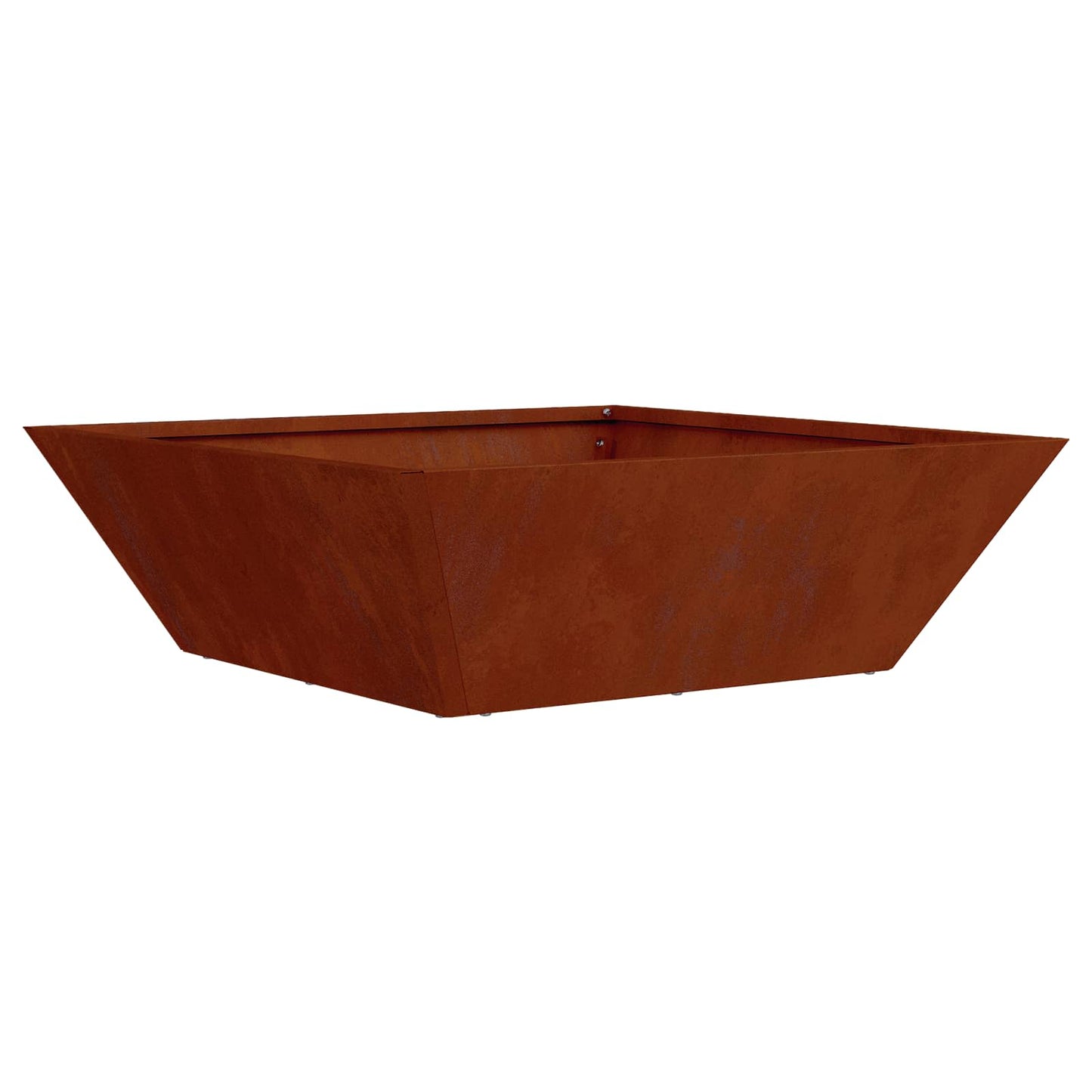 Trädgårdsplanterare 5 pcs Rostig 50 x 50 x 15 cm