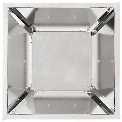 Pelarkrukor 2 pcs Silver 35 x 35 x 73 cm