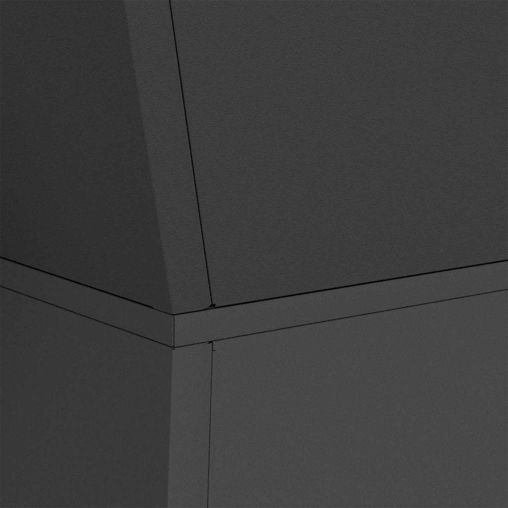 Pelarkrukor 2 pcs Svart 40 x 40 x 100 cm