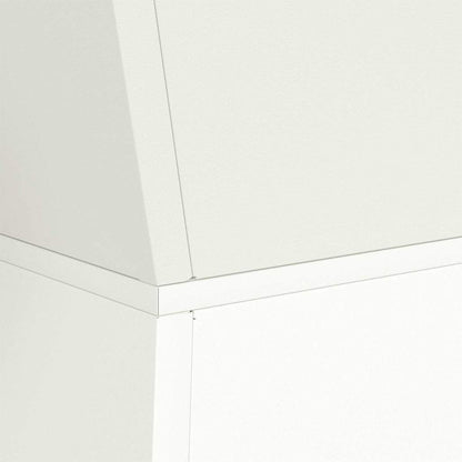 Pelarkrukor 2 pcs Vit 40 x 40 x 100 cm