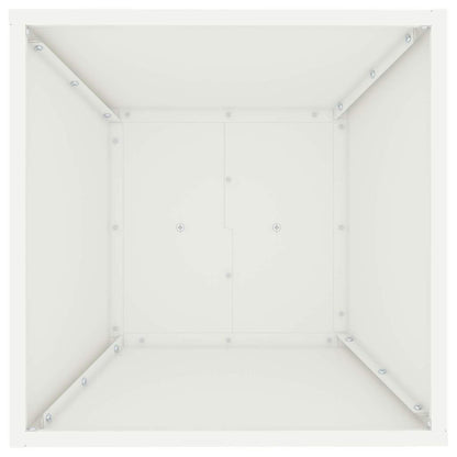 Pelarkrukor 2 pcs Vit 40 x 40 x 100 cm