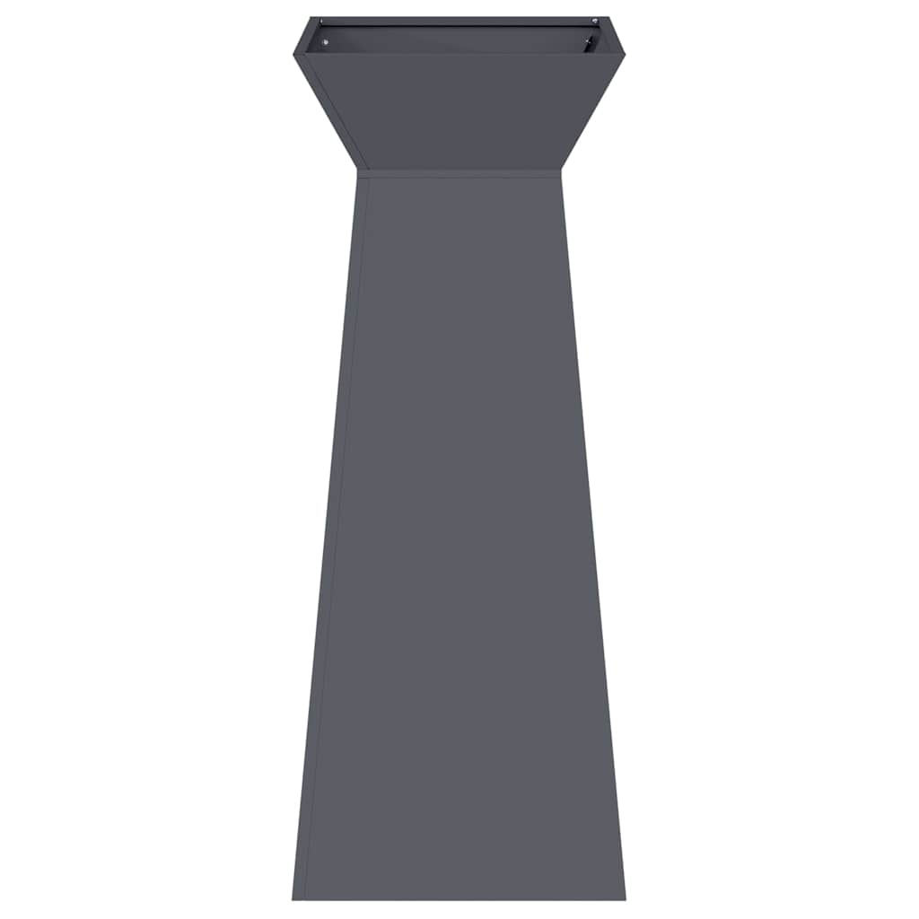 Pelarkrukor 2 pcs Antracit 40 x 40 x 100 cm