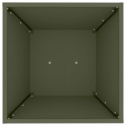 Pelarkrukor 2 pcs Olivgrön 40 x 40 x 100 cm