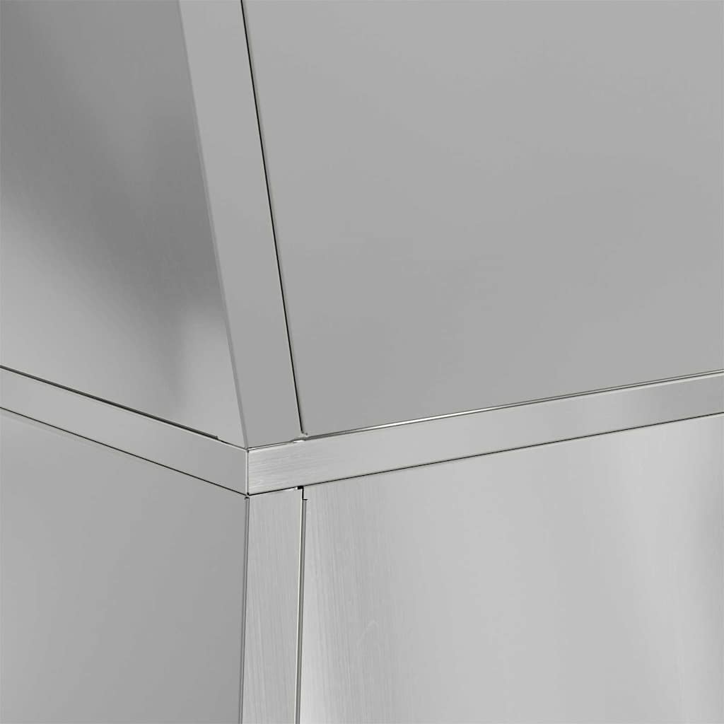 Pelarkrukor 2 pcs Silver 40 x 40 x 100 cm