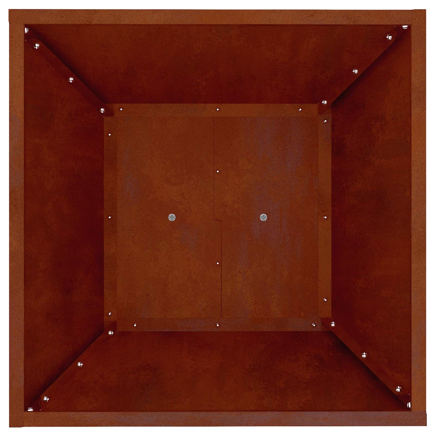 Pelarkrukor 2 pcs Silver 40 x 40 x 100 cm Väderbeständig stål