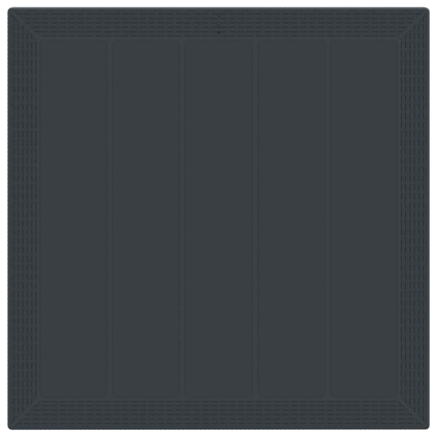 Trädgårdsmöbelset 3 pcs Antracit Polypropylen