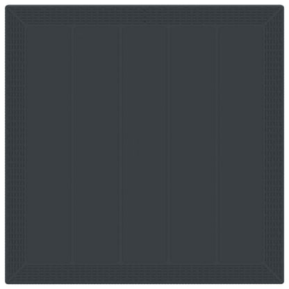 Trädgårdsmöbelset 3 pcs Antracit Polypropylen