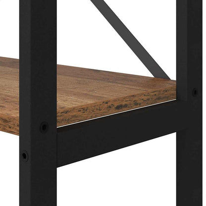 Hyllsystem Gammalt trä 156 x 25 x 167 cm Konstruerat trä