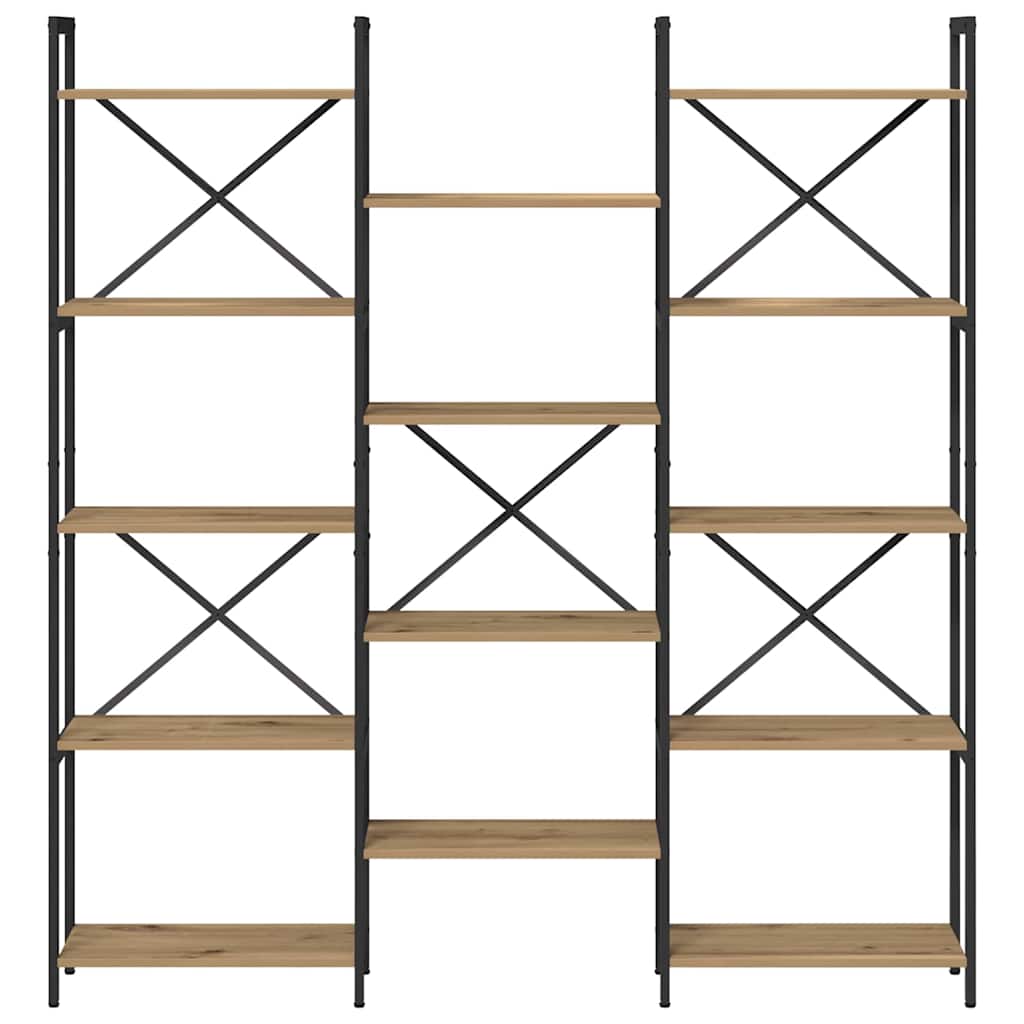 Hyllsystem Artisan Ek 156 x 25 x 167 cm Konstruerat trä