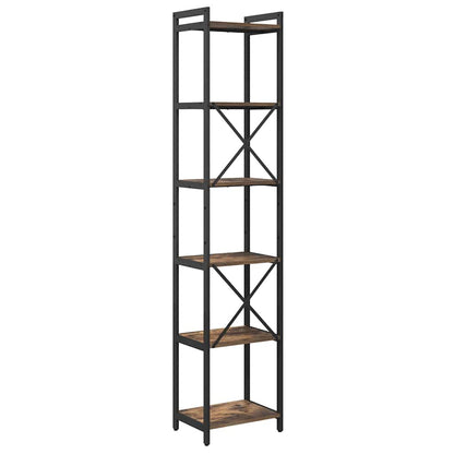 Hyllsystem Rökt ek 40 x 30 x 189,5 cm Konstruerat trä