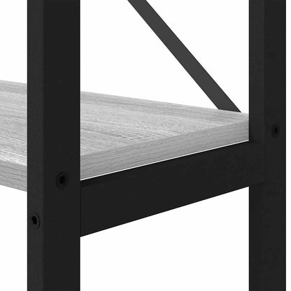 Hyllsystem Grå sonoma 40 x 30 x 189,5 cm Konstruerat trä