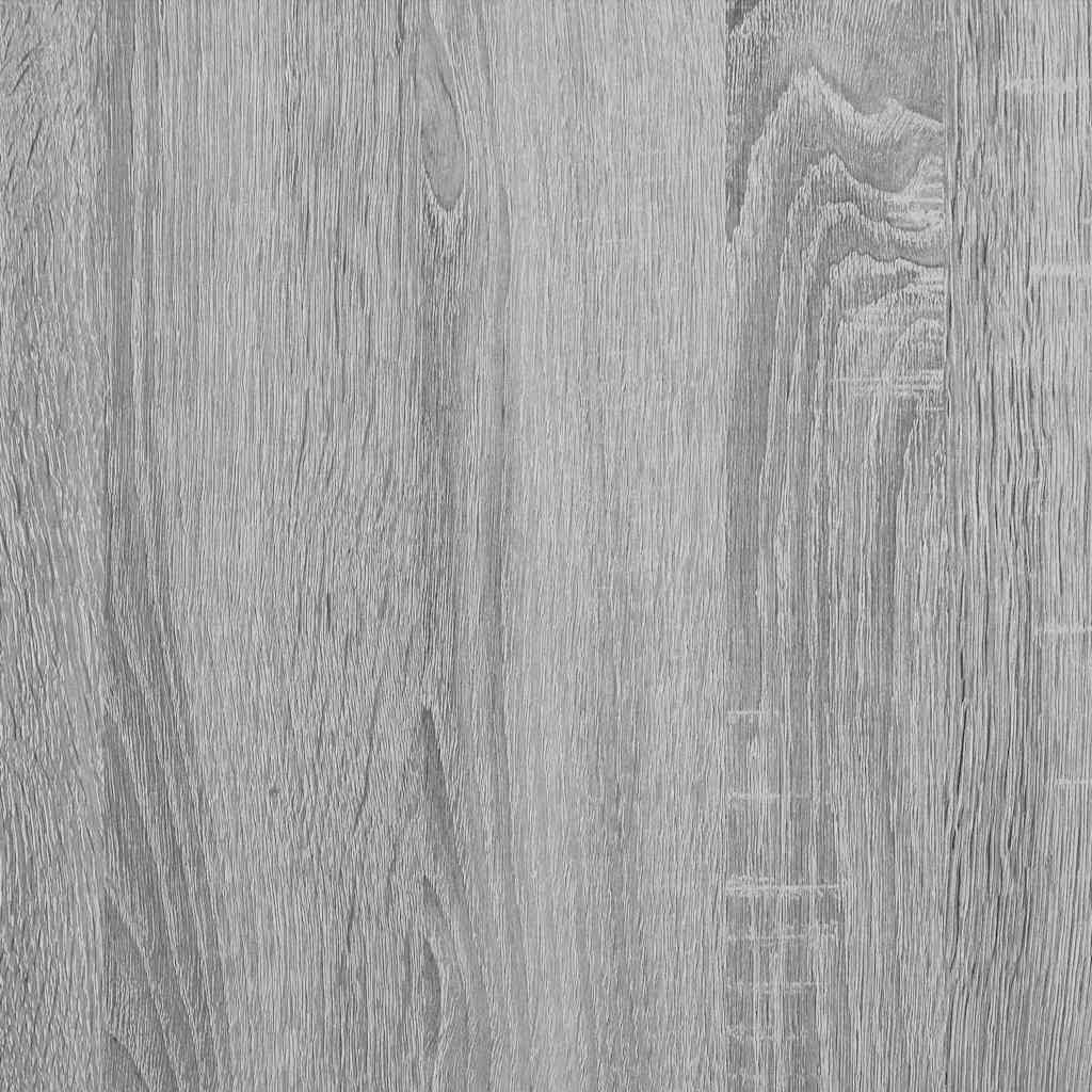 Hyllsystem Grå sonoma 40 x 30 x 85 cm Konstruerat trä
