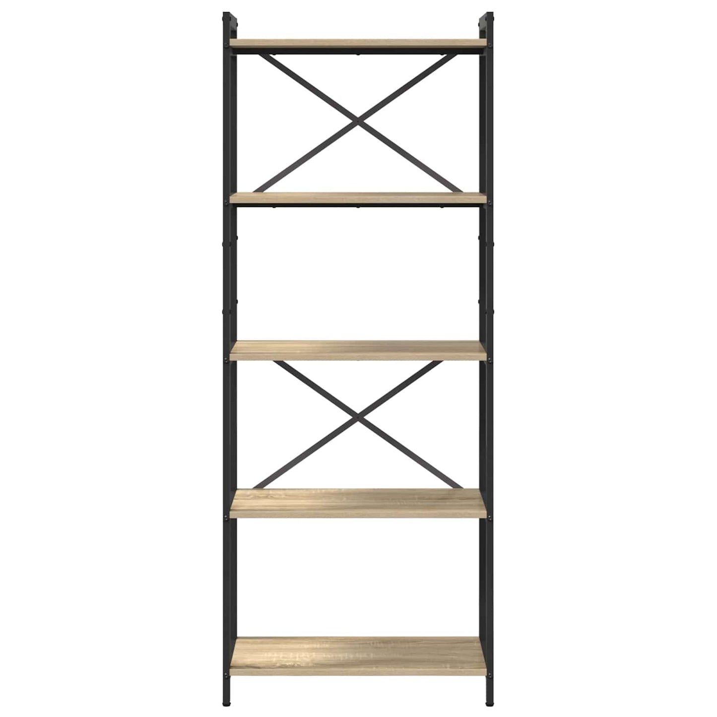 Hyllsystem Sonoma-ek 60 x 30 x 155 cm Konstruerat trä