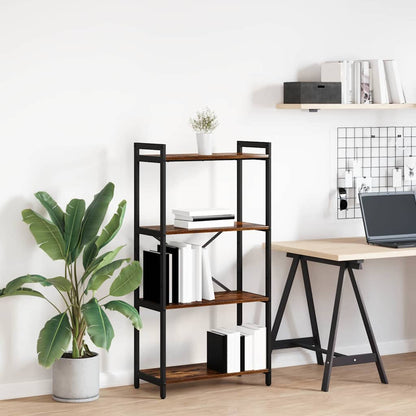 Hyllsystem Rökt ek 40 x 30 x 85 cm Konstruerat trä