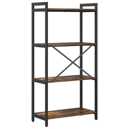 Hyllsystem Rökt ek 40 x 30 x 85 cm Konstruerat trä