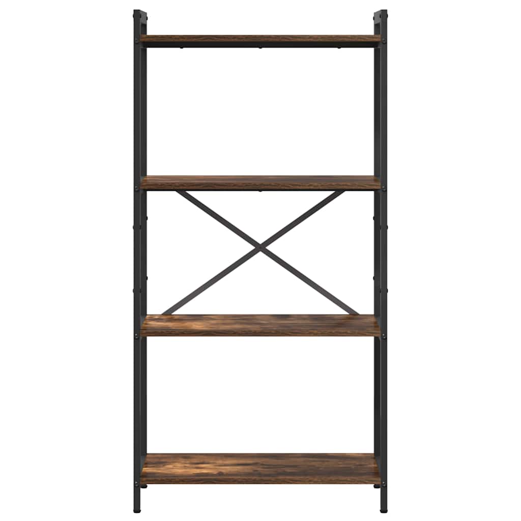 Hyllsystem Rökt ek 40 x 30 x 85 cm Konstruerat trä