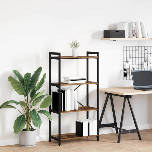 Hyllsystem Gammalt trä 40 x 30 x 85 cm Konstruerat trä