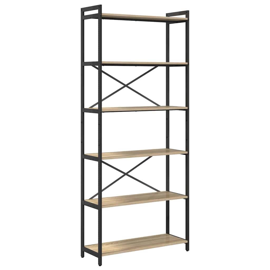 Hyllsystem Sonoma-ek 40 x 30 x 85 cm Konstruerat trä