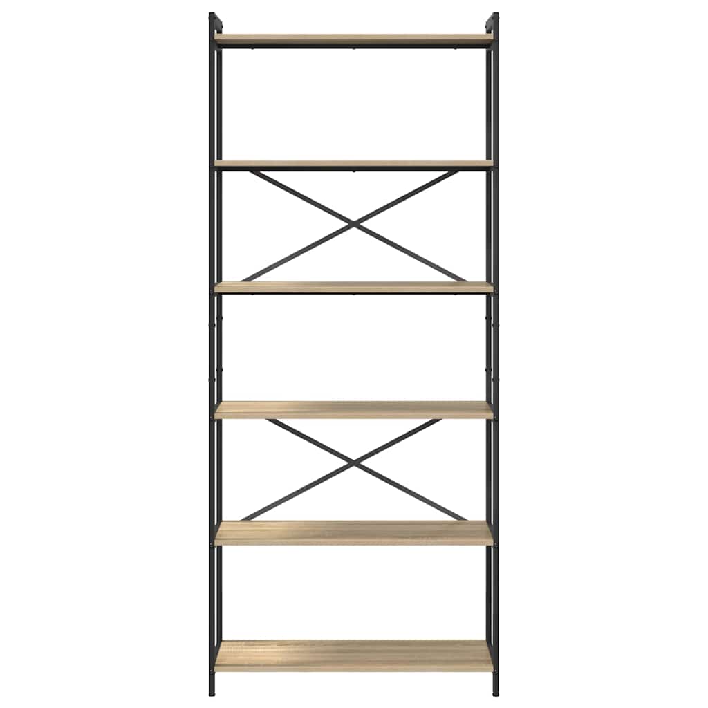 Hyllsystem Sonoma-ek 40 x 30 x 85 cm Konstruerat trä