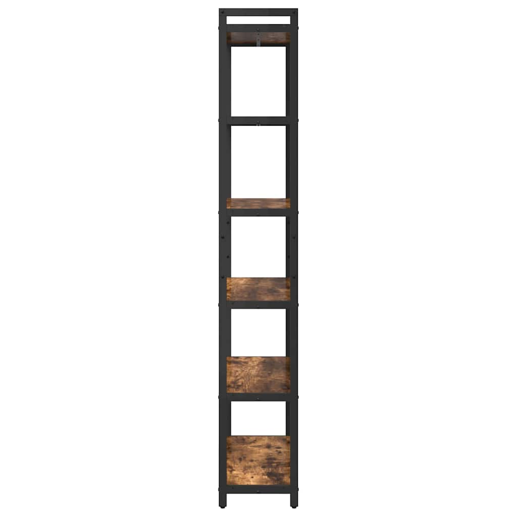 Hyllsystem Rökt ek 40 x 30 x 85 cm Konstruerat trä