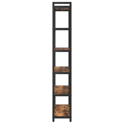 Hyllsystem Rökt ek 40 x 30 x 85 cm Konstruerat trä