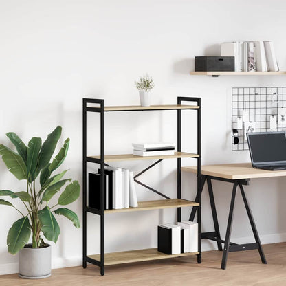 Hyllsystem Sonoma-ek 80 x 30 x 120 cm Konstruerat trä