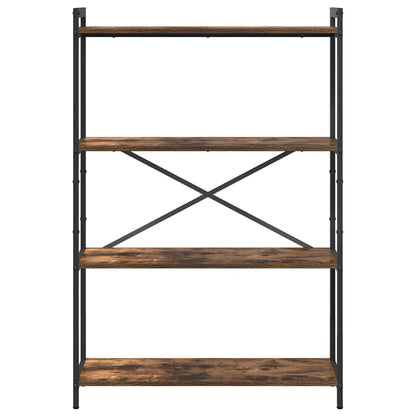 Hyllsystem Rökt ek 80 x 30 x 120 cm Konstruerat trä