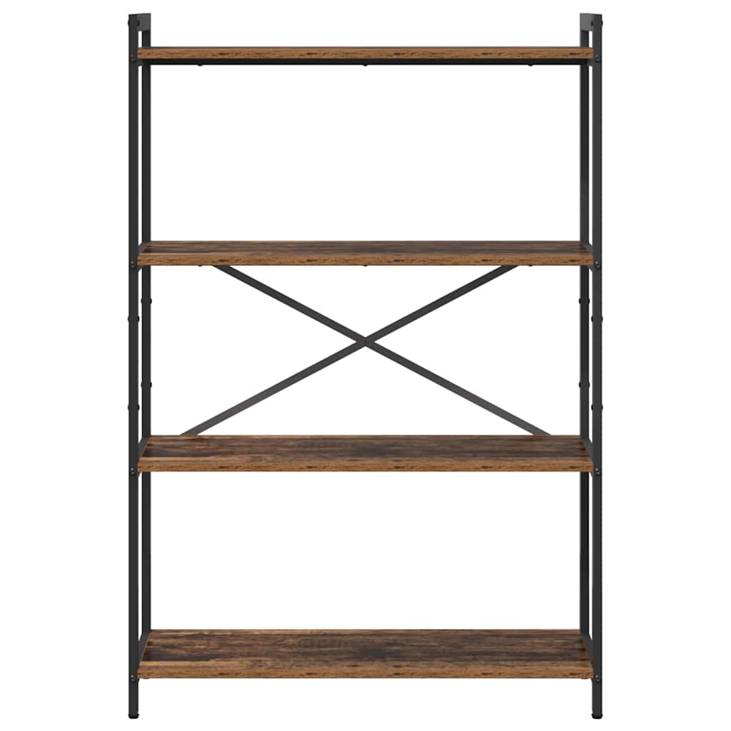 Hyllsystem Gammalt trä 80 x 30 x 120 cm Konstruerat trä