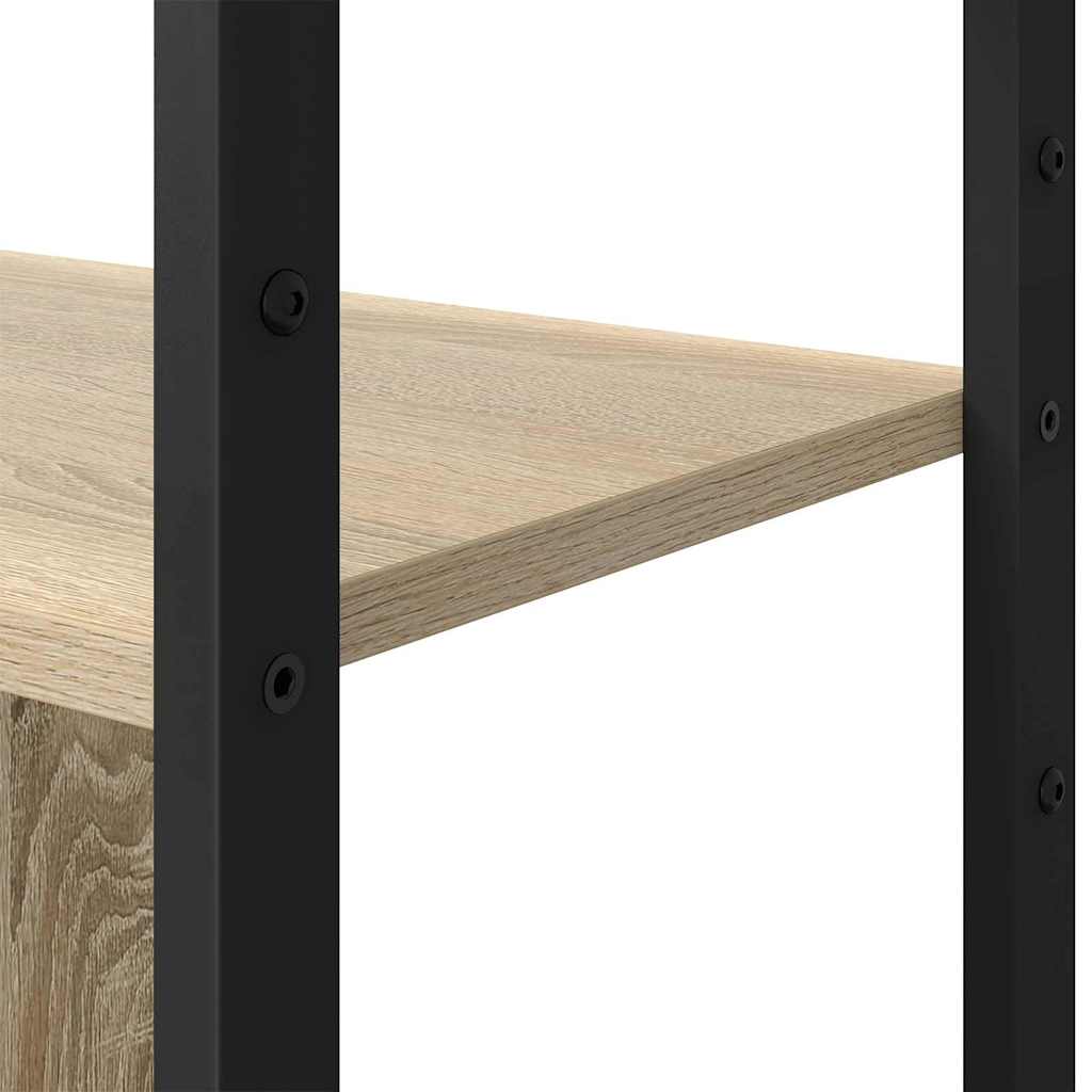 Hyllsystem Sonoma-ek 80 x 30 x 155,5 cm Konstruerat trä