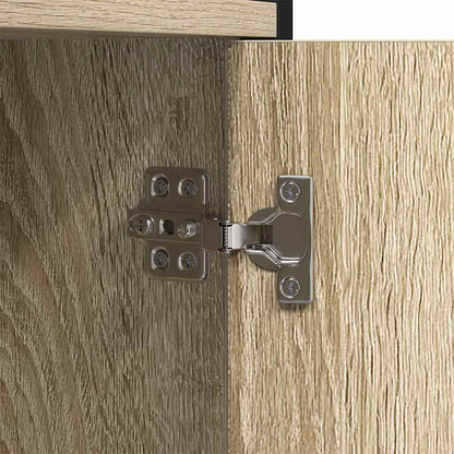 Hyllsystem Sonoma-ek 80 x 30 x 155,5 cm Konstruerat trä