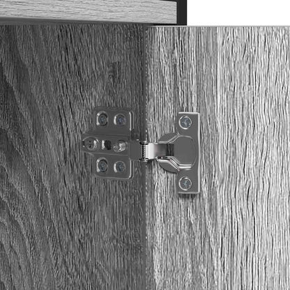 Hyllsystem Grå sonoma 80 x 30 x 155,5 cm Konstruerat trä