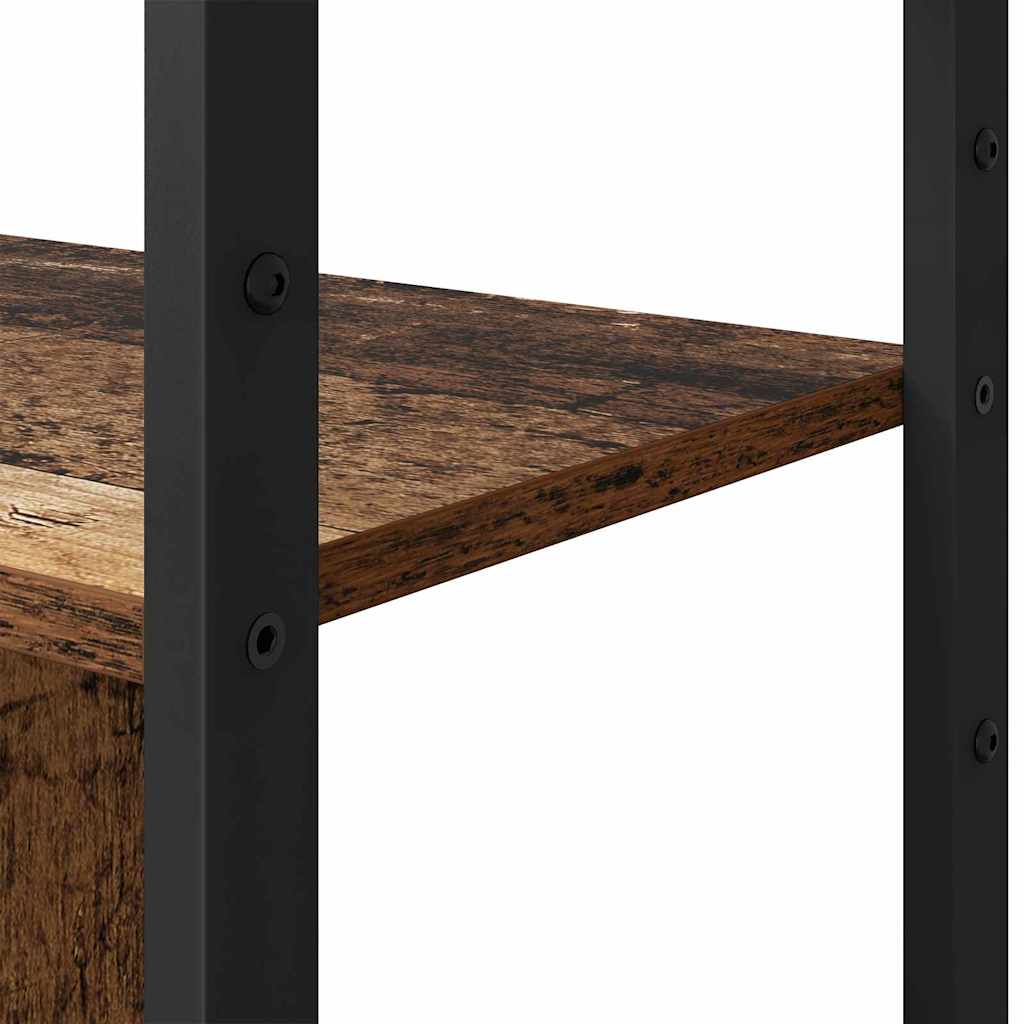 Hyllsystem Gammalt trä 80 x 30 x 155,5 cm Konstruerat trä