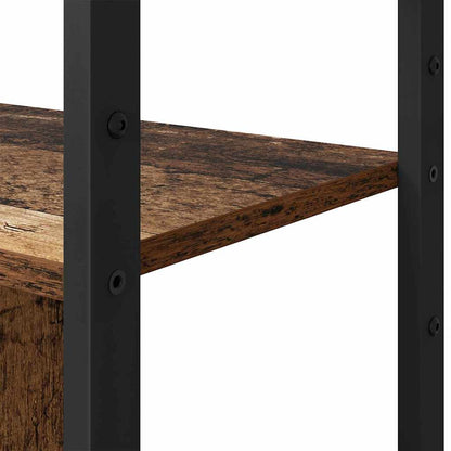 Hyllsystem Gammalt trä 80 x 30 x 155,5 cm Konstruerat trä