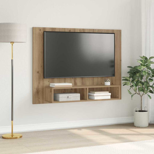 TV-bänkset Artisan Ek 120 x 23,5 x 90 cm Konstruerat trä