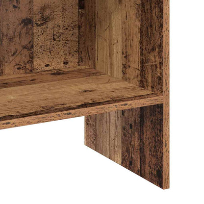 Bokskåp Gammalt trä 40 x 35 x 180 cm Konstruerat trä