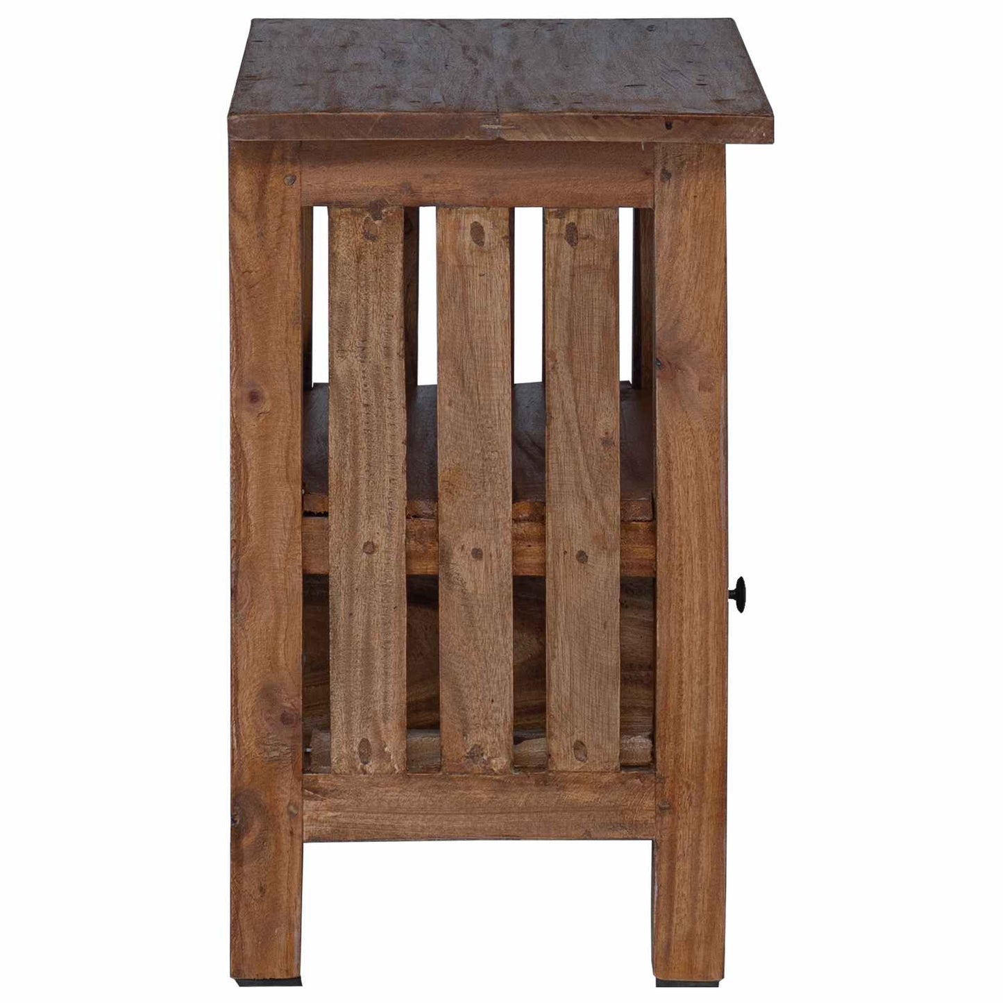 Sängbord med låda Brun 41 x 30 x 50 cm Massivt mahognyträ