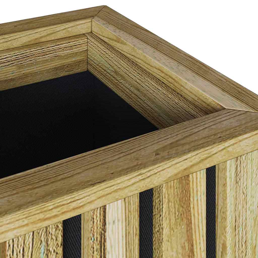 Plantlådor Brun 33 x 33 x 45 cm Impregnerat furuträ