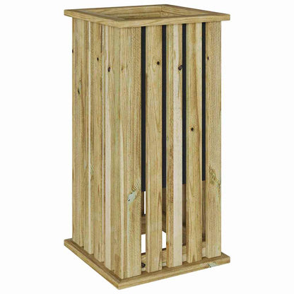 Plantlådor Brun 33 x 33 x 65 cm Impregnerat furuträ