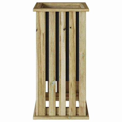 Plantlådor Brun 33 x 33 x 65 cm Impregnerat furuträ