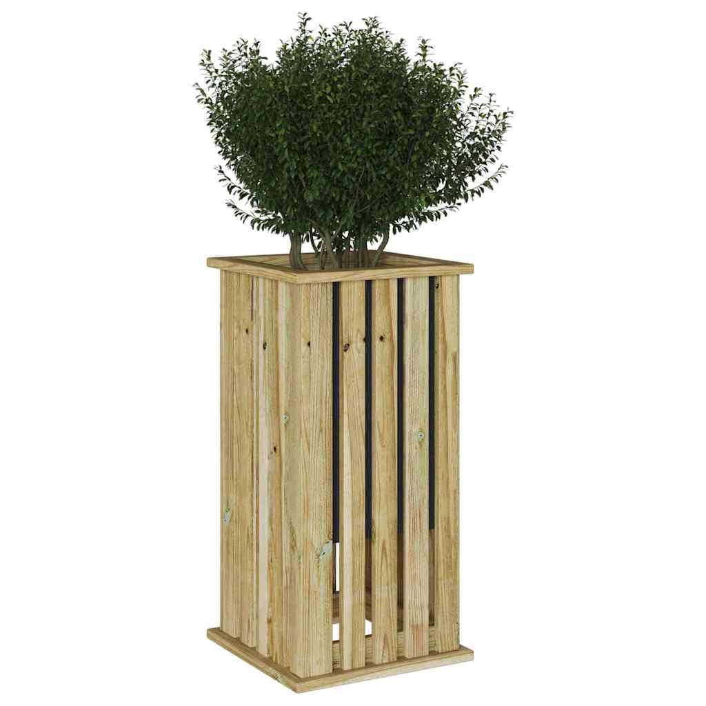 Plantlådor Brun 33 x 33 x 65 cm Impregnerat furuträ