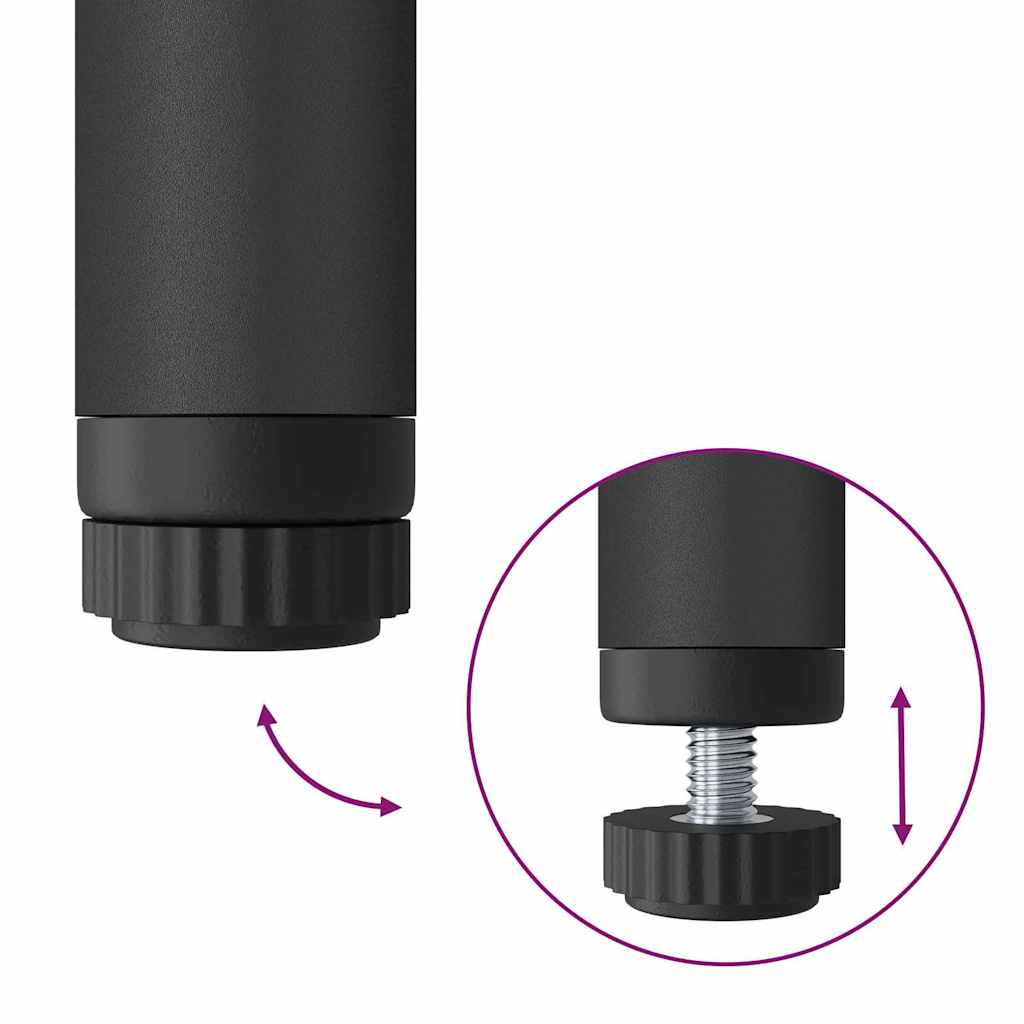 Hyllsystem Svart Ek 80 x 30 x 183 cm Konstruerat trä