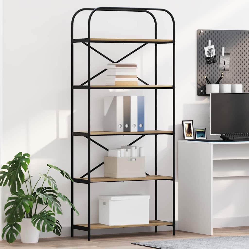 Hyllsystem artisan ek 80 x 30 x 183 cm Konstruerat trä