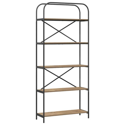 Hyllsystem artisan ek 80 x 30 x 183 cm Konstruerat trä