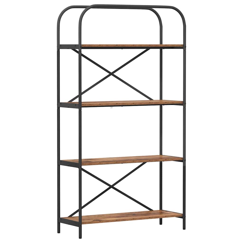 Hyllsystem Gammalt trä 80 x 30 x 146 cm Konstruerat trä