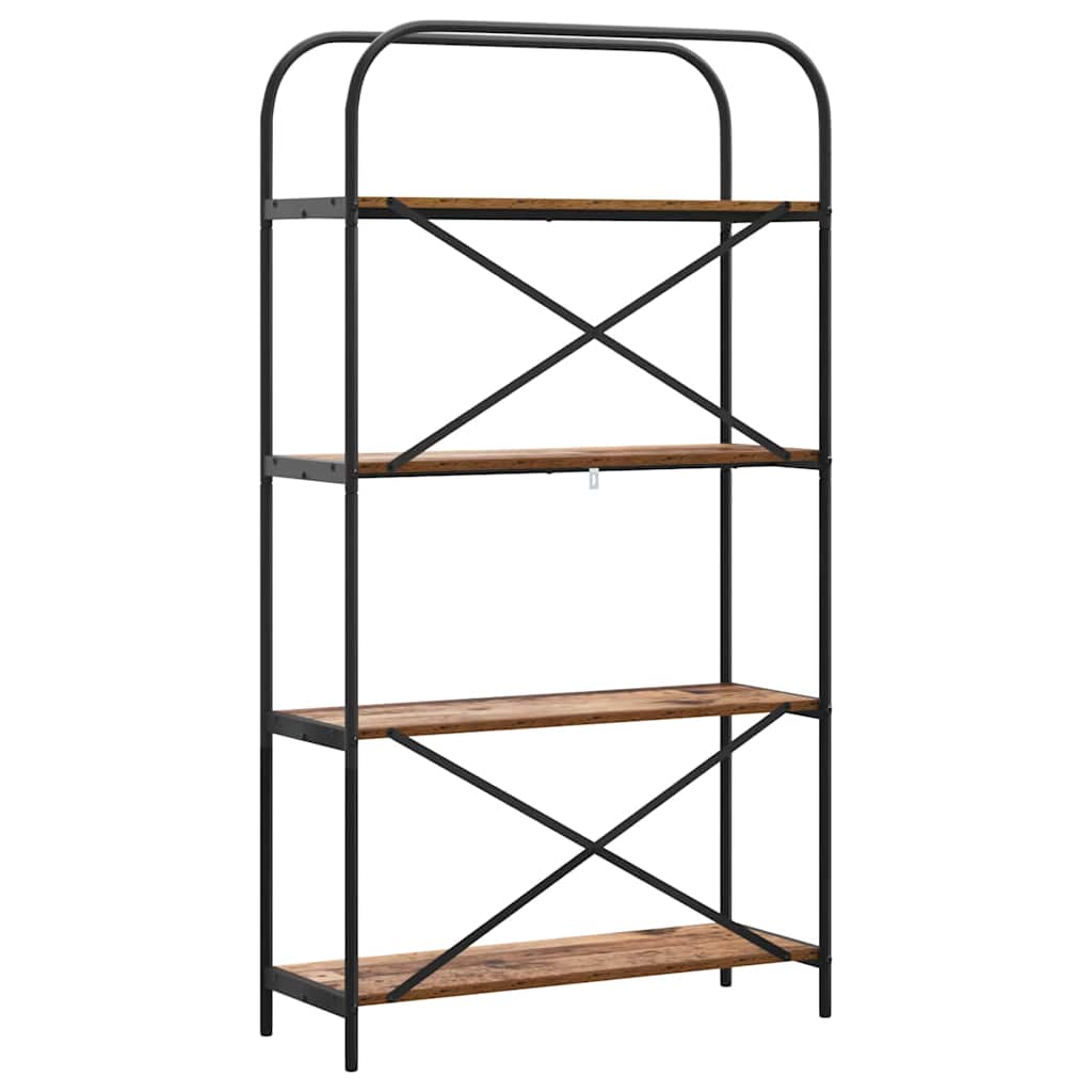 Hyllsystem Gammalt trä 80 x 30 x 146 cm Konstruerat trä