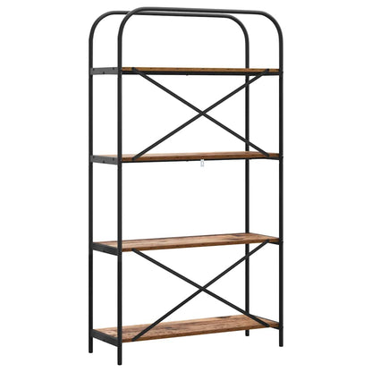 Hyllsystem Gammalt trä 80 x 30 x 146 cm Konstruerat trä