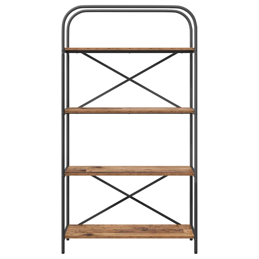 Hyllsystem Gammalt trä 80 x 30 x 146 cm Konstruerat trä