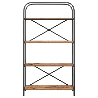 Hyllsystem Gammalt trä 80 x 30 x 146 cm Konstruerat trä